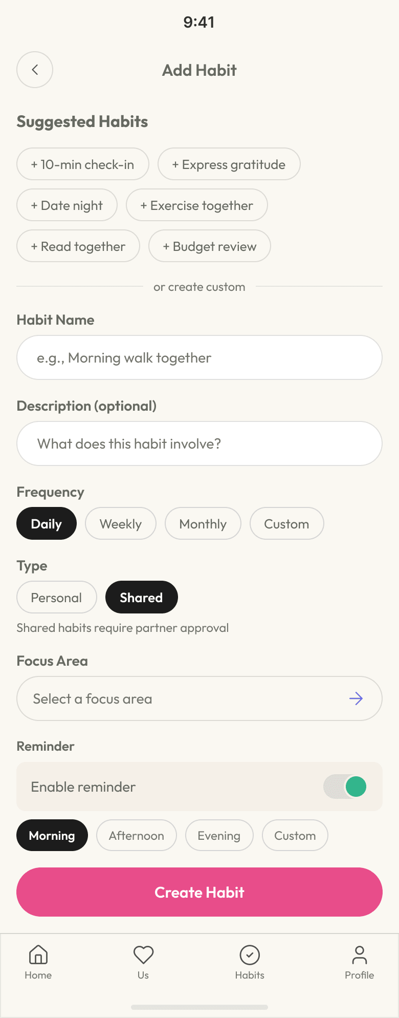 Commit to small actions