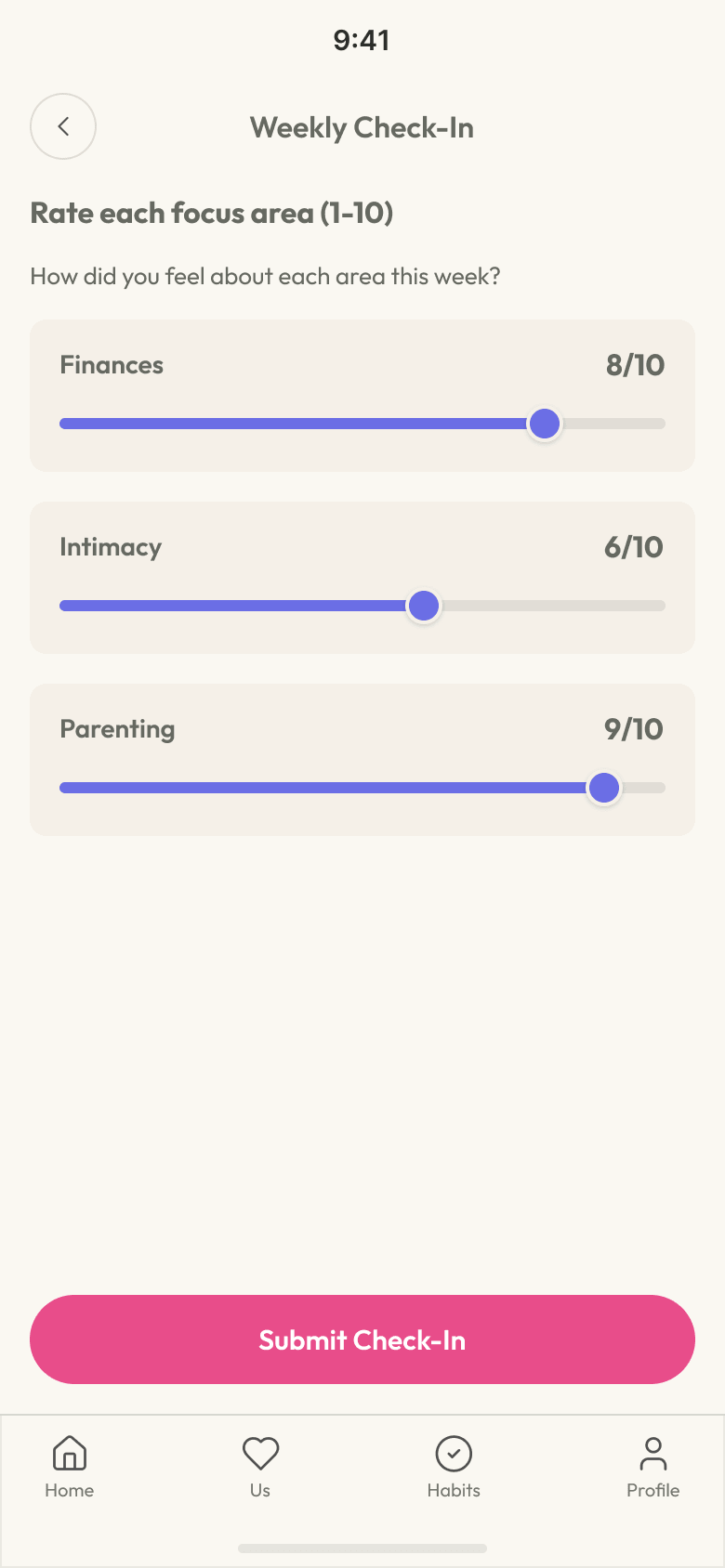 Build consistent habits